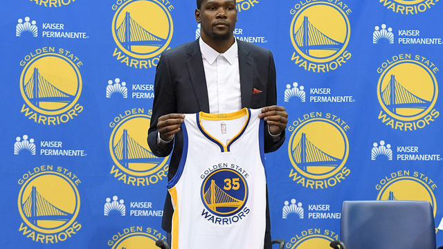 Warriors will play Durant at PF, 'expect a lot' from him defensively