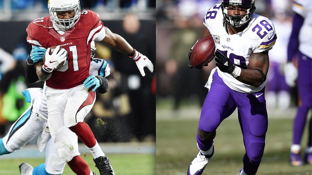 Fantasy Faceoff: David Johnson vs. Adrian Peterson
