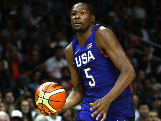 Watch: Durant prematurely celebrates missed 3-pointer
