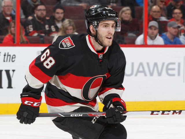Senators sign Mike Hoffman to 4-year, $20.75M contract
