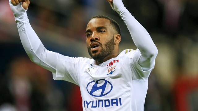Watch: Lacazette bags brace to reach 100 Lyon goals in final match