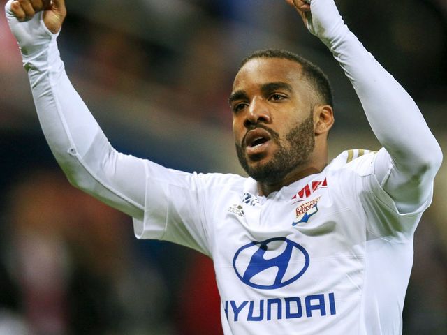 Watch: Lacazette bags brace to reach 100 Lyon goals in final match