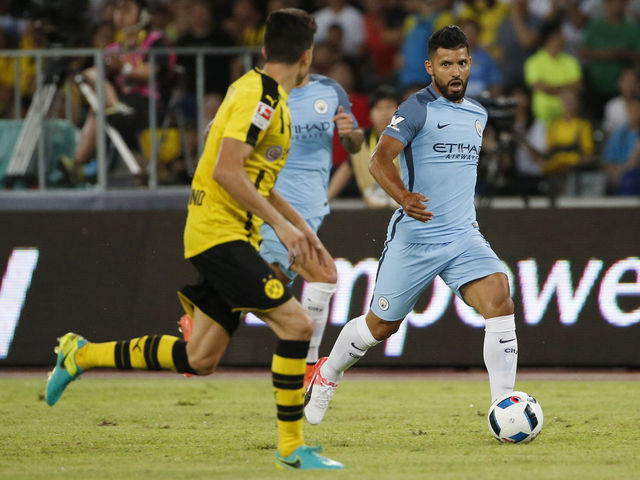 Watch: Aguero caps off slick passing move to take lead over Dortmund