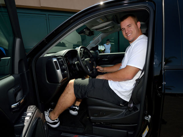 Trout's Ford Ranger at auction, includes autographed Glove | theScore