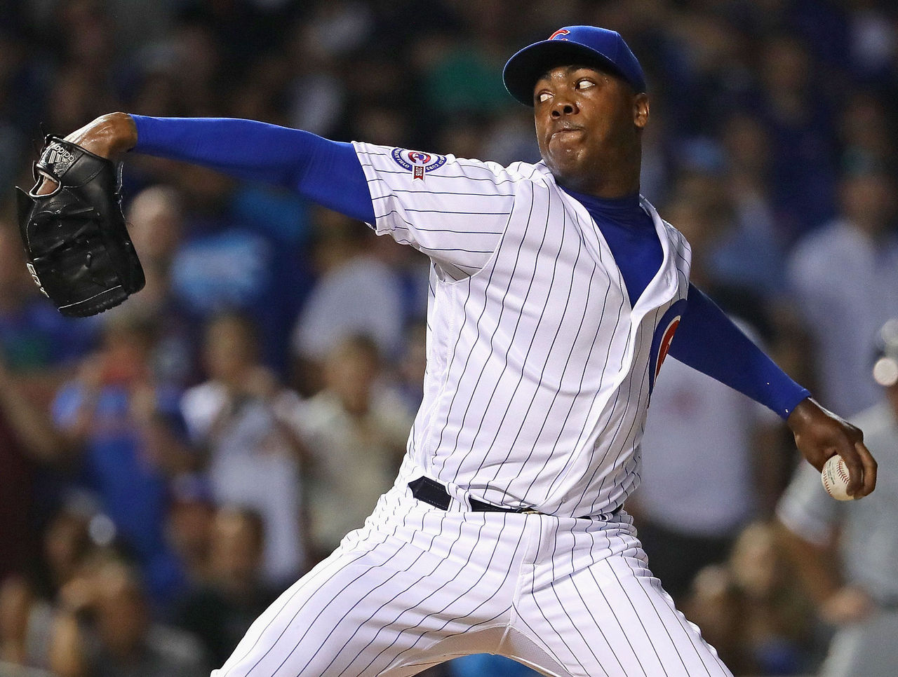 Aroldis Chapman's 103 MPH fastball leaves Rangers crowd, Twitter going  bonkers