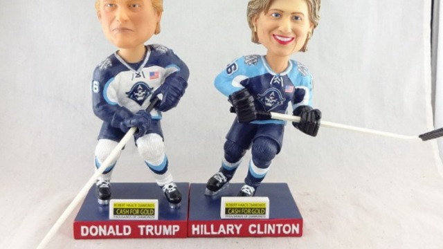 Predators' AHL team to give away Trump, Clinton bobbleheads