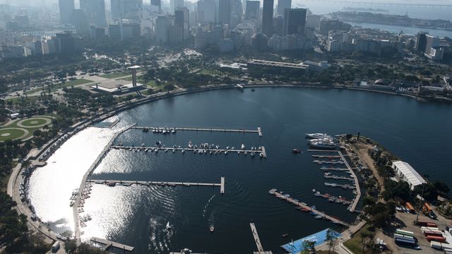 Main ramp collapses at Rio 2016 sailing venue