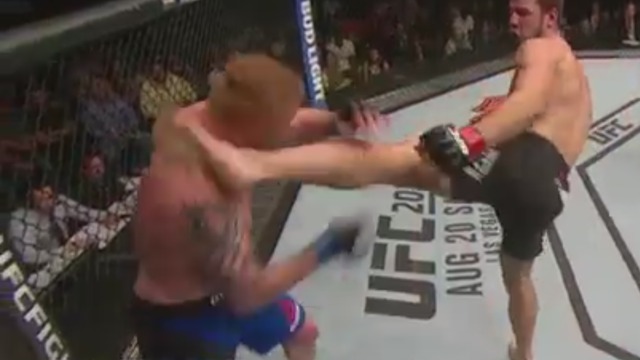 Krylov cleans Herman's clock with high kick KO