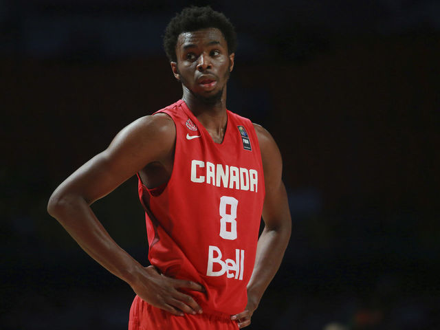 Andrew Wiggins rooting for Spain at Rio 2016