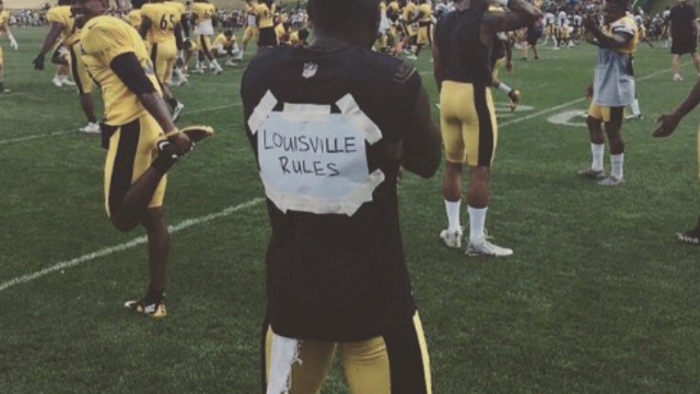 Ex-Louisville player William Gay trolls Calipari at Steelers training camp