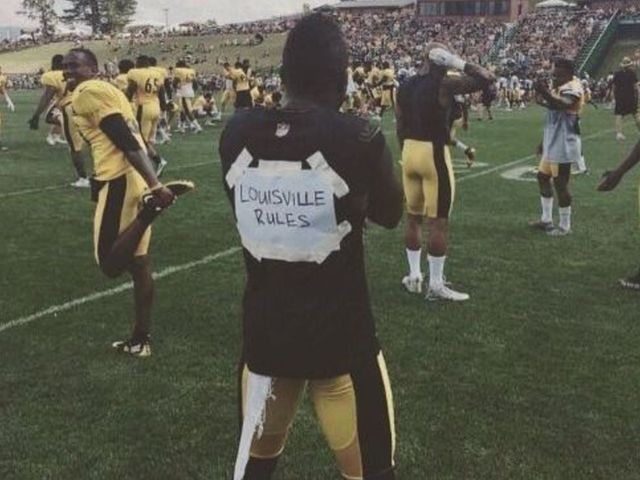 Ex-Louisville player William Gay trolls Calipari at Steelers training camp