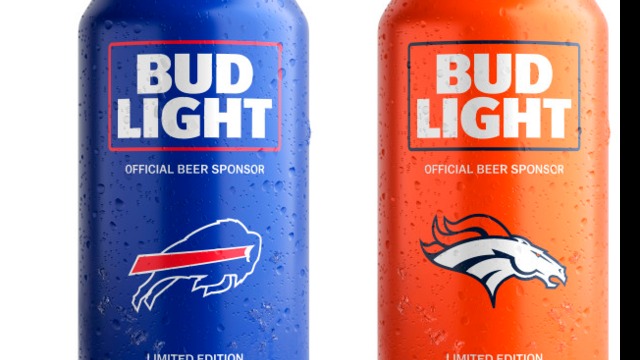 Bud Light unveils custom NFL team cans