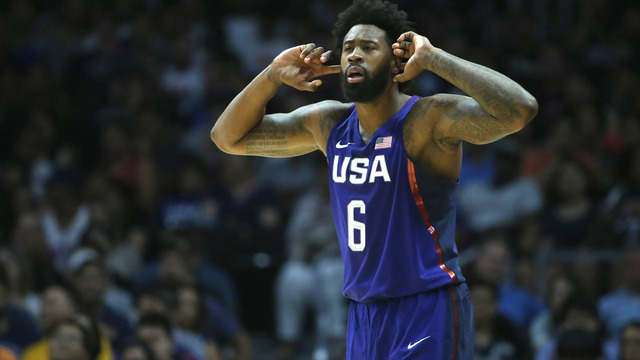 Watch: DeAndre vehemently swats Nigeria's Uzoh