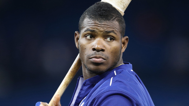 Watch: Puig helps coach minor-league club