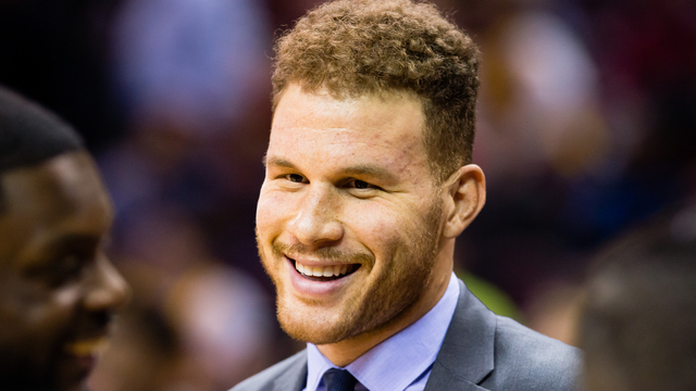 Watch: Blake Griffin hits Cory Joseph in the face with stray sneaker