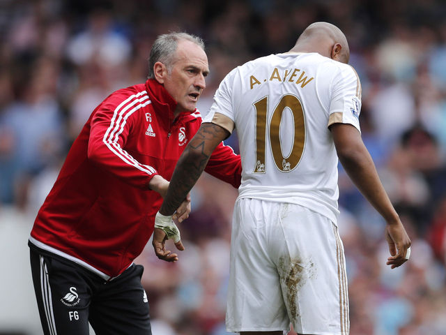 Swansea boss Guidolin: Borja Baston in, Andre Ayew out a possibility