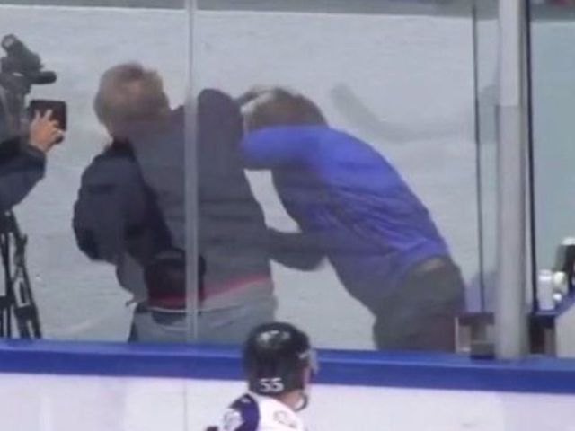 Watch: KHL coaches throw down during preseason game