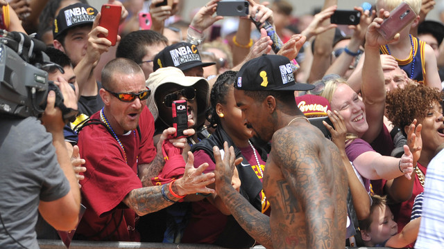J.R. Smith has been waking up shirtless since Obama said he should put on shirt
