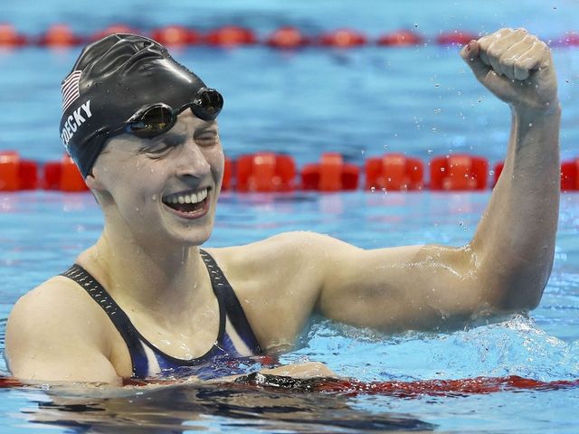 U.S. swimmer Ledecky inspires Islanders, majority owner uncle