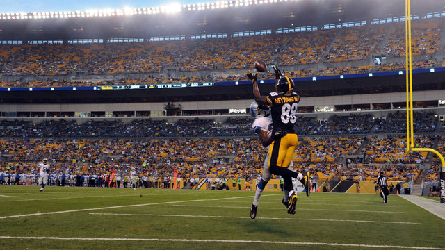 Steelers' Heyward-Bey toe-taps in end zone for TD