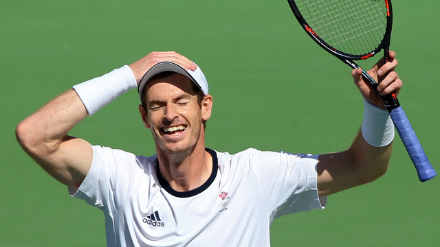 Reigning champion Andy Murray advances to gold medal final