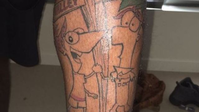 Tony Wroten gets 'Phineas and Ferb' tattoo