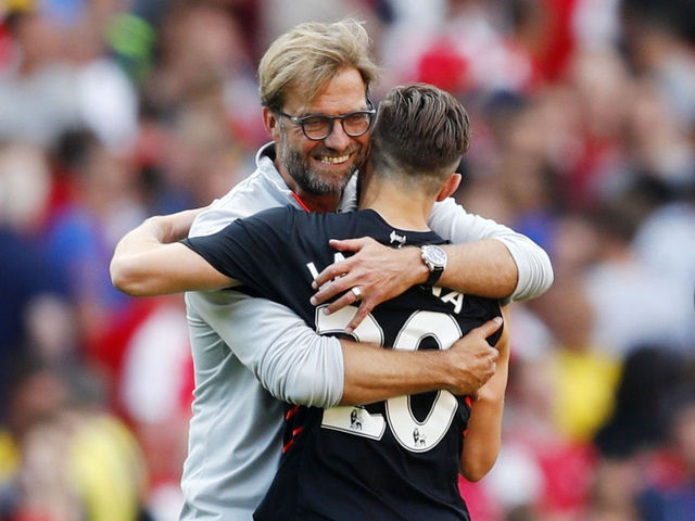 Lallana: Klopp's half-time speech motivated Liverpool's win over Arsenal