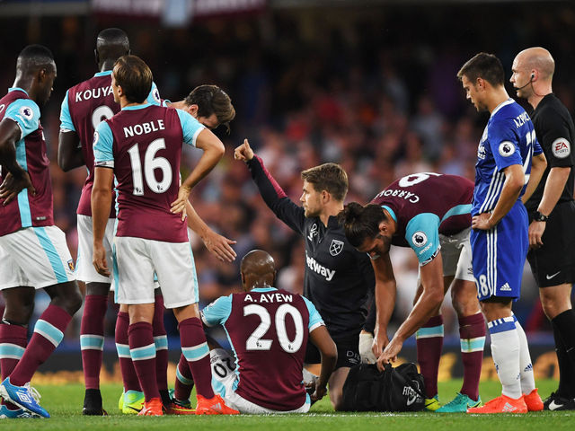 West Ham co-chairman confirms Ayew needs surgery, will miss 4 months
