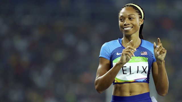 Felix becomes most decorated female track athlete in U.S. history