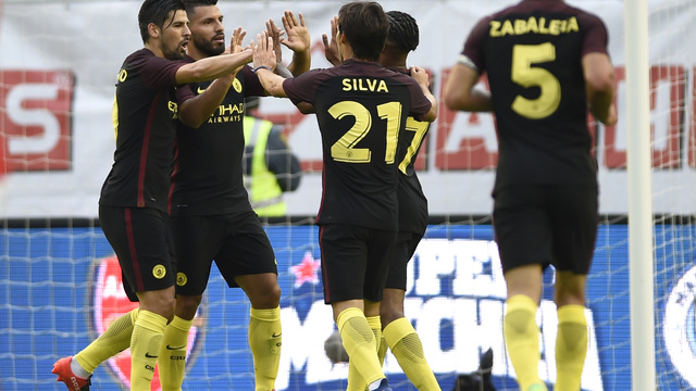 Watch: Nolito beats flimsy Steaua defence for first City strike