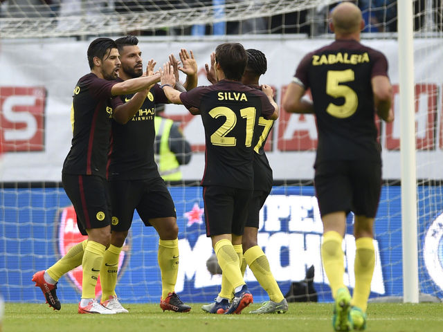 Watch: Nolito beats flimsy Steaua defence for first City strike
