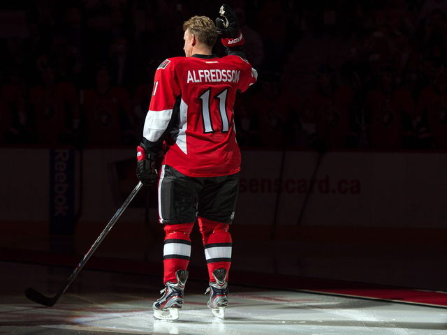 Alfredsson 'humbled' by Senators' decision to retire number
