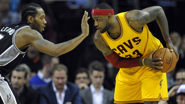 LeBron says Kawhi is the best at defending him