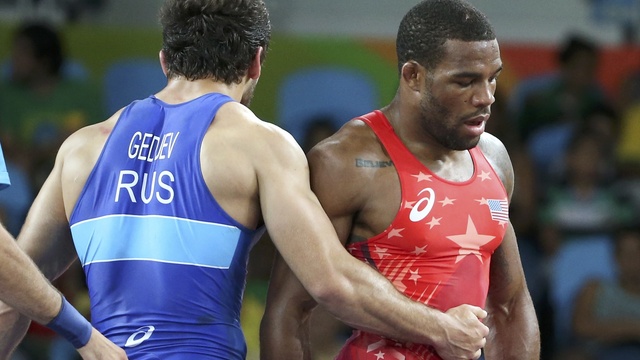 Russia's Geduev upsets defending Olympic champion Burroughs