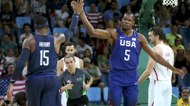 Durant passes LeBron to become USA's 2nd all-time leading Olympic scorer