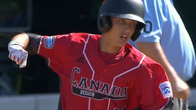 Watch: Canadian LLWS hitter Edwings during HR trot