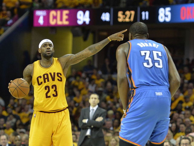 James says Durant joining Warriors is 'great for our league'