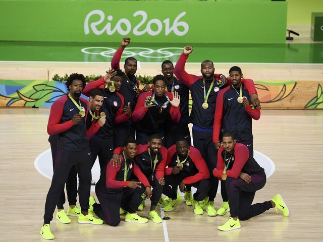 U.S. stomps Serbia to capture gold in men's basketball