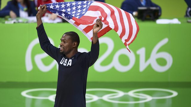 Durant 'needs a brewski' after winning gold