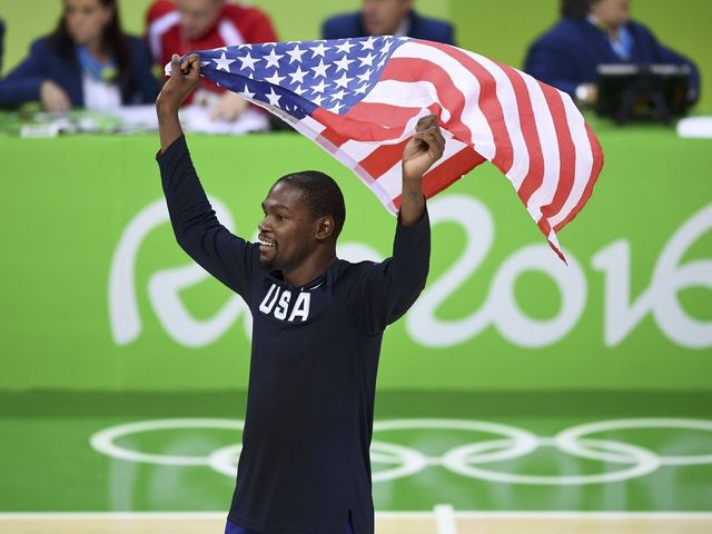 Durant 'needs a brewski' after winning gold