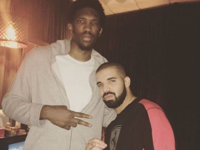 Embiid welcomes Drake to Philly