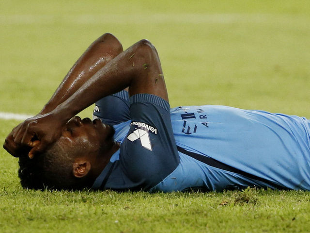 City's Iheanacho stretchered off with apparent calf injury
