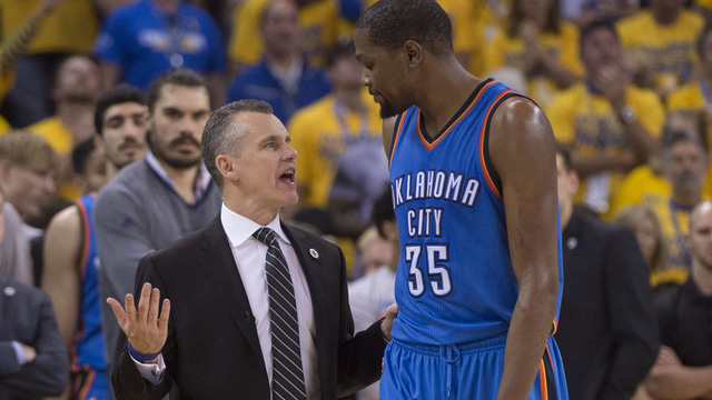 Donovan: I don't know if I ever thought Durant was going to come back