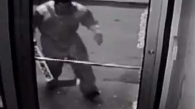 Watch: Burglar in goalie gear steals 2 cases of beer
