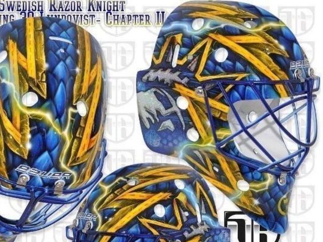 Lundqvist unveils World Cup masks