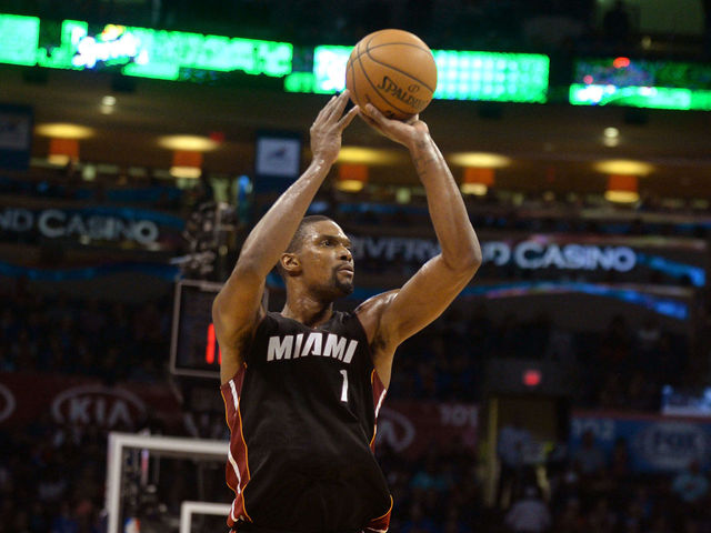 Heat's Bosh doing basketball drills: 'Yes, I'm hooping'
