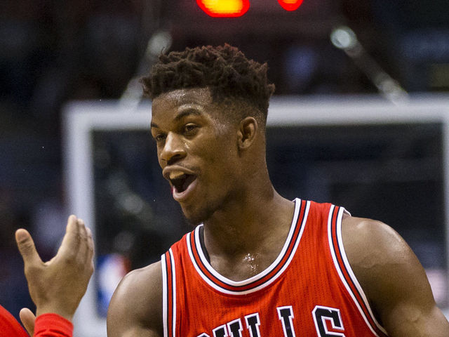 Watch: Jimmy Butler serenades Jaylen Brown with country music