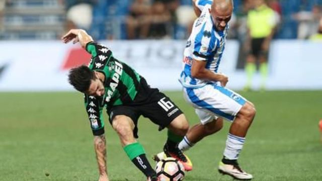 Sassuolo has win against Pescara overturned for using ineligible player