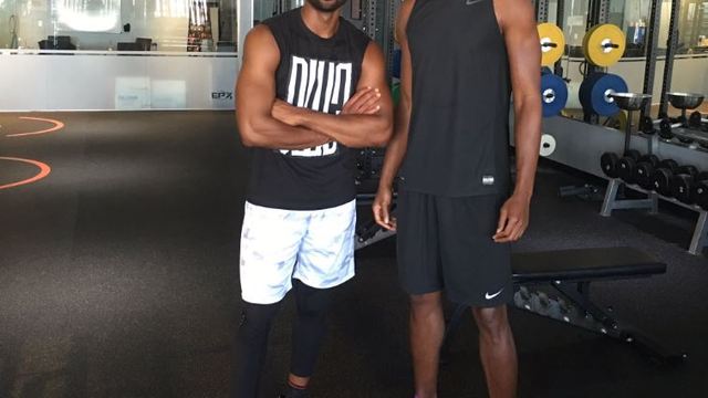 Bosh, Wade work out together