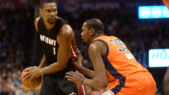 Riley: Heat, Bosh have spoken, but 'no resolution' yet